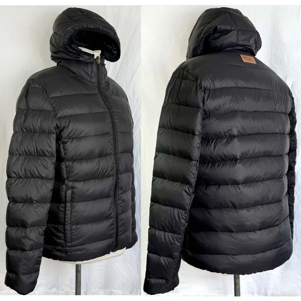 Pendleton Black Puff Jacket with Patterned Interior